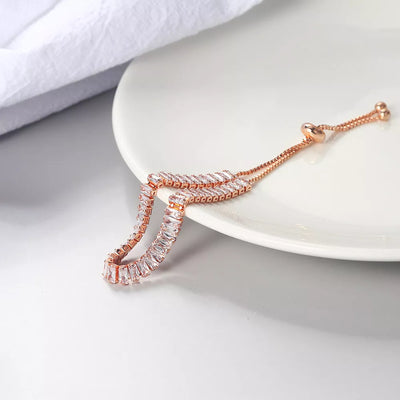 Verstellbares Armband aus Roségold