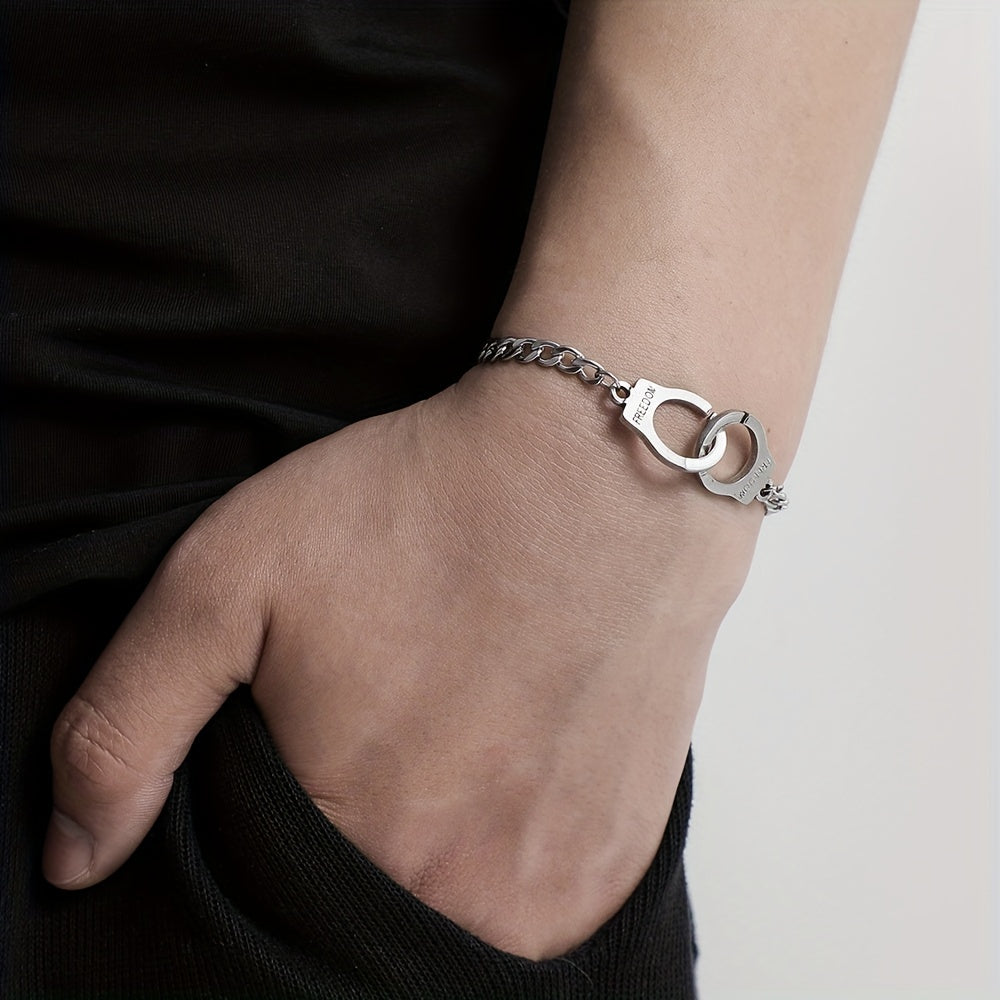 Levi - Elegante Handschellen Kettenarmbänder