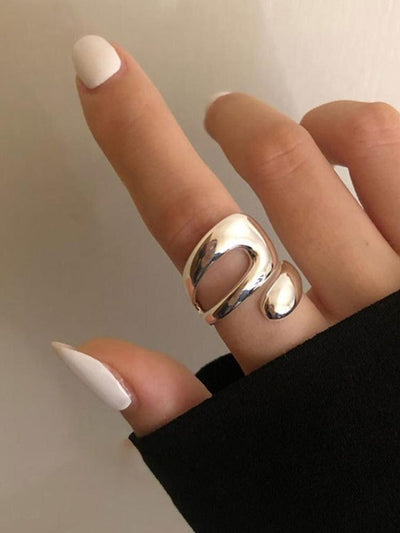 Minimalistisches Ringset