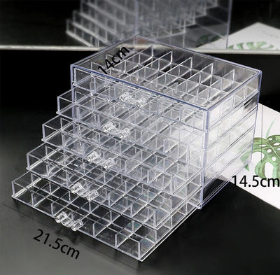 Mehrschichtiger Acryl-Schmuckorganisator