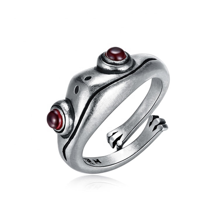 Tierring | Frosch-Knöchel Ring aus 925er-Sterlingsilber