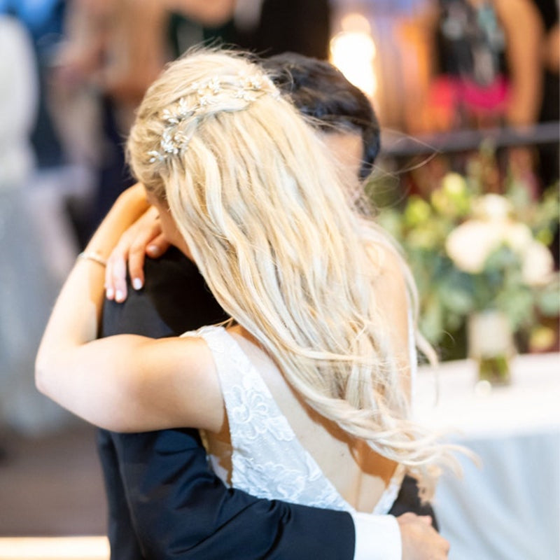 Hochzeitblume | Hochzeit Kristall Blume Stirnband für Frauen