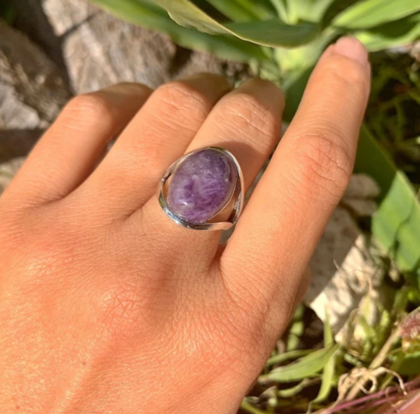 Amethyst spiritueller Ring