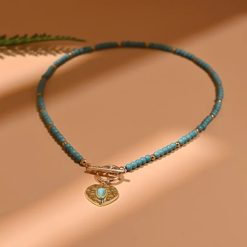 Evil Eye Perlen-Choker-Halskette