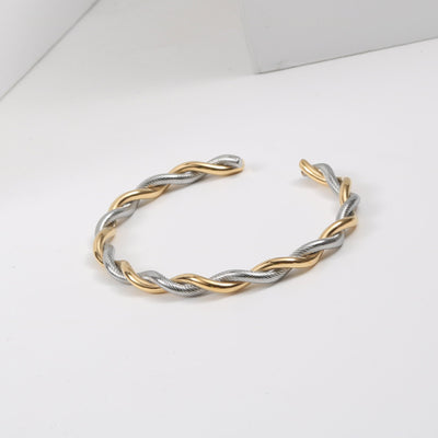 Hand Zier | Trendiger Charme Manschette Twist Armbänder