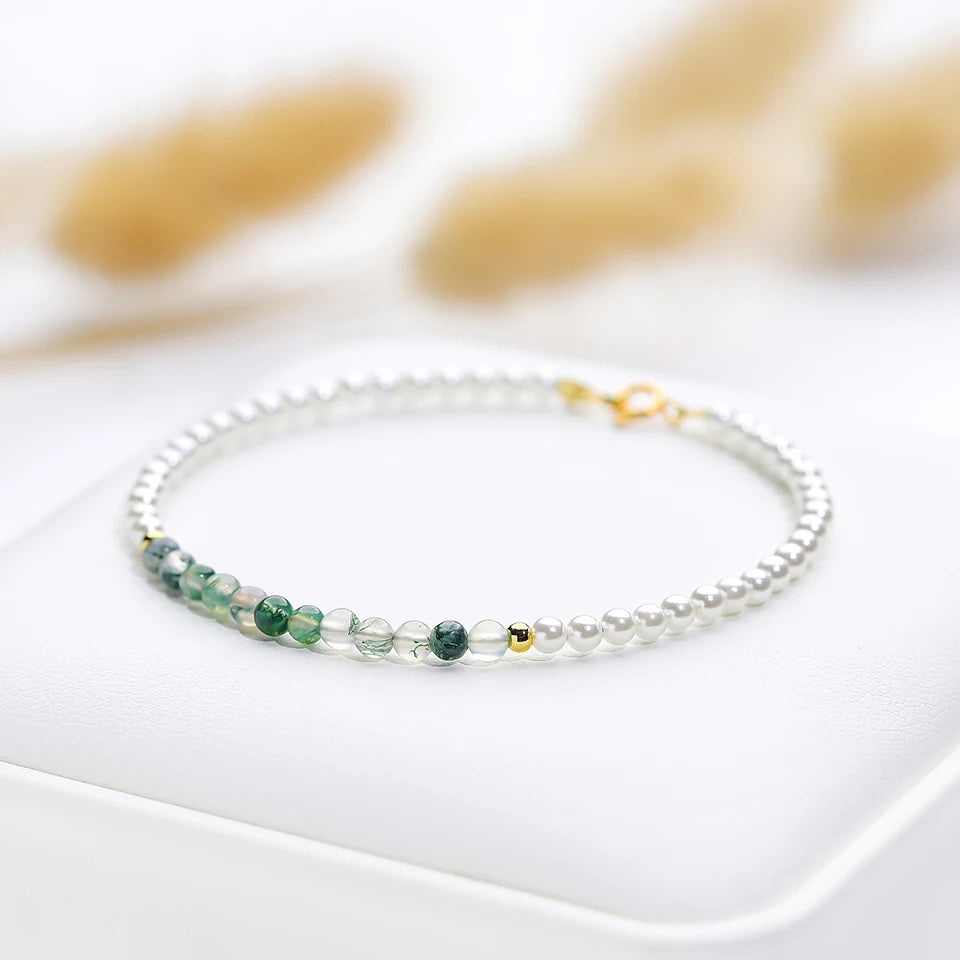 Gema - Zartes Jade-Perlenarmband mit elegantem Design