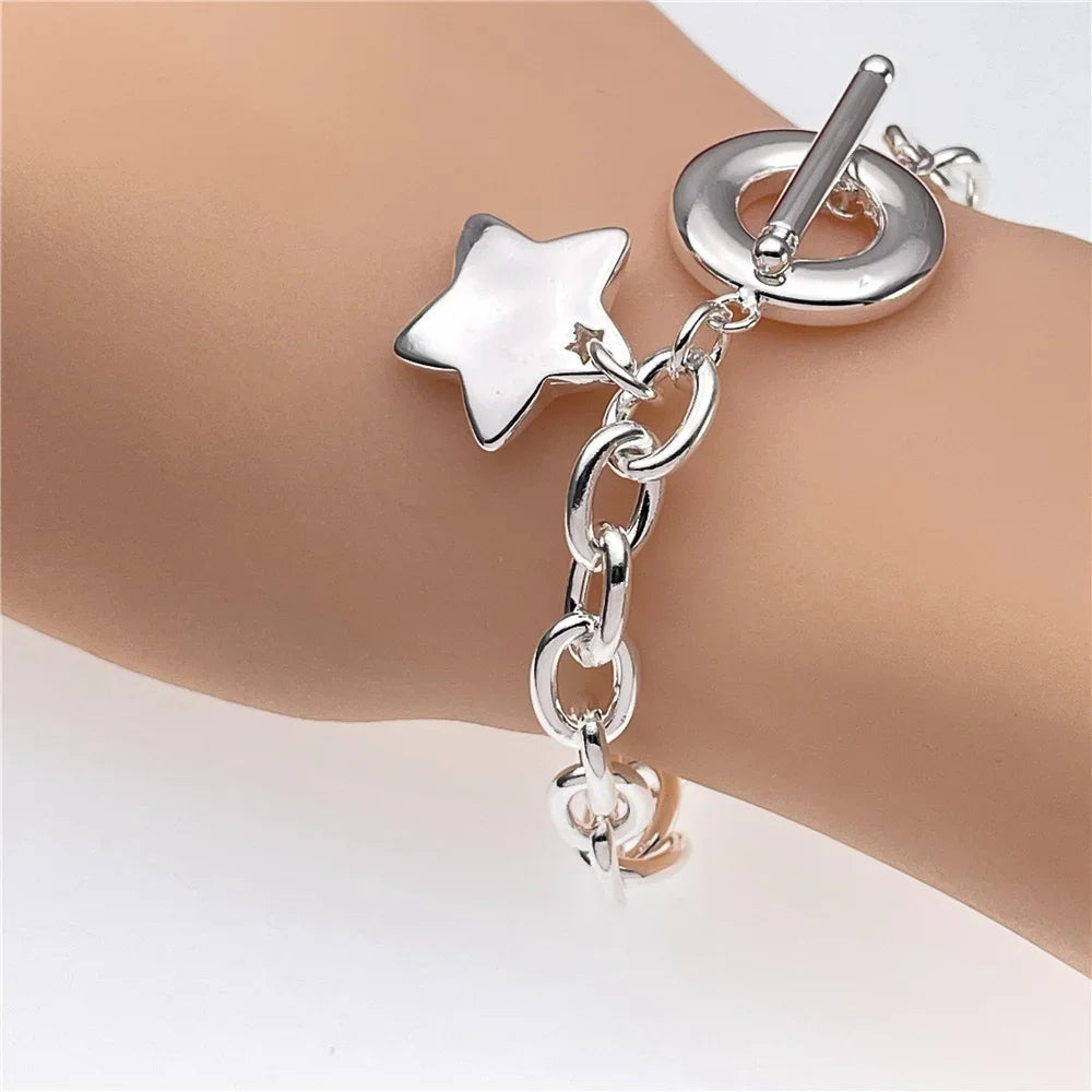 Lumina - Silberarmband für moderne Frauen