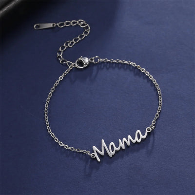 Gene - Personalisiertes Mama-Armband in Mailänder Kette