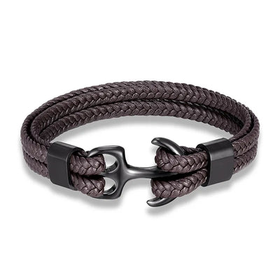 Marine Anker-Lederarmband