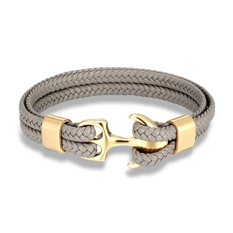 Marine Anker-Lederarmband