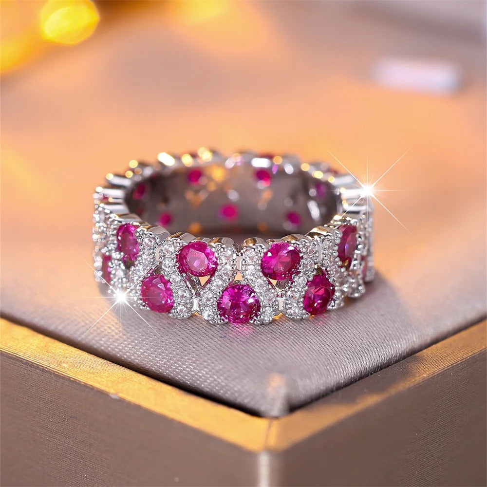 Alvara - Kristall Strass Ring für Frauen