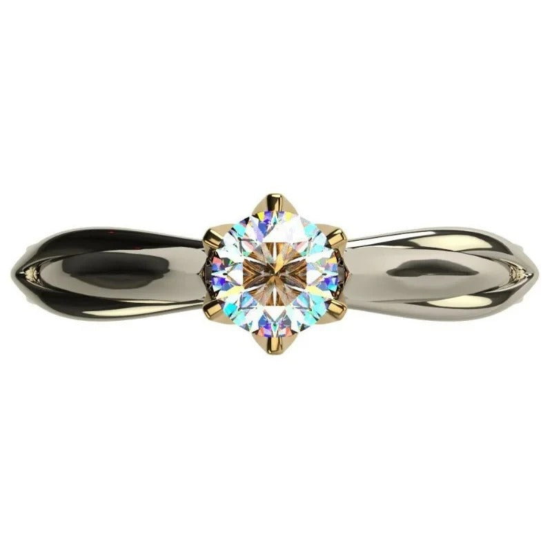 Eve - Eleganter Ring mit brillantgeschliffenem Kristall