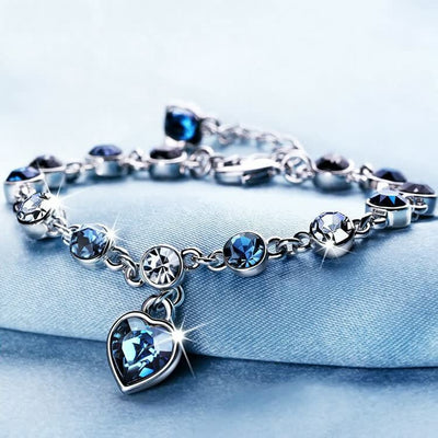 BlueBracelet: Armband mit blauem Stein für Frauen