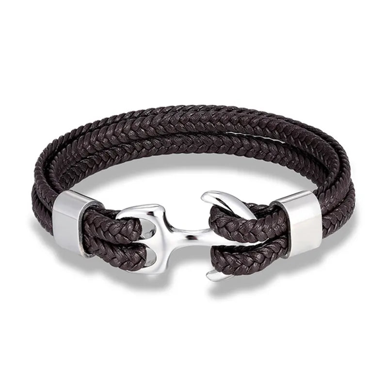 Marine Anker-Lederarmband