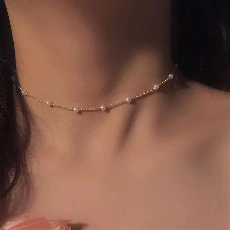 Charllote - Elegantes Lagencollier mit einzigartigen Anhängern