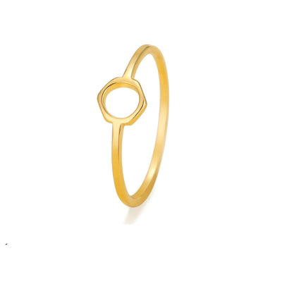 Mia - Goldener Ring mit einzigartigem Design