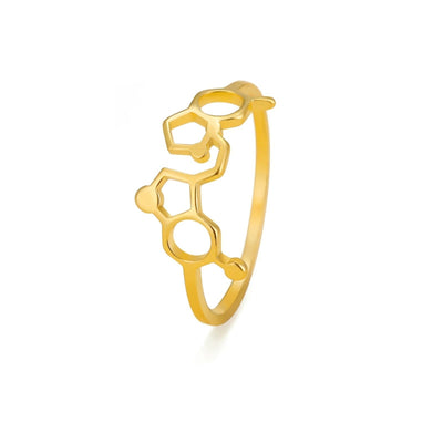 Mia - Goldener Ring mit einzigartigem Design