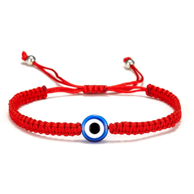 Mia - Handgefertigtes Evil Eye Armband mit verstellbarem Geflecht