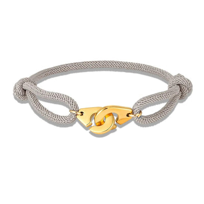 Luna - Elegantes Handschellen-Armband mit verstellbarem Seil